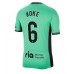 Atletico Madrid Koke #6 Voetbalkleding Derde Shirt 2023-24 Korte Mouwen